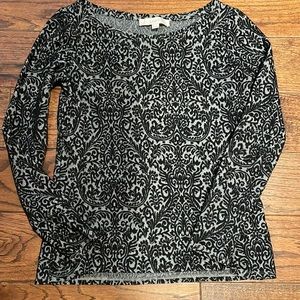 Loft Velvet Detail Long-Sleeve XS